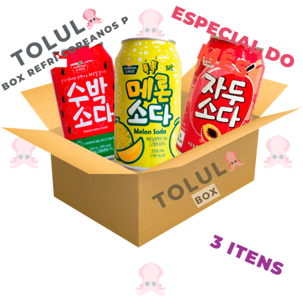 Box Kit Refrigerantes Coreanos Orientais P Melon Soda Asia